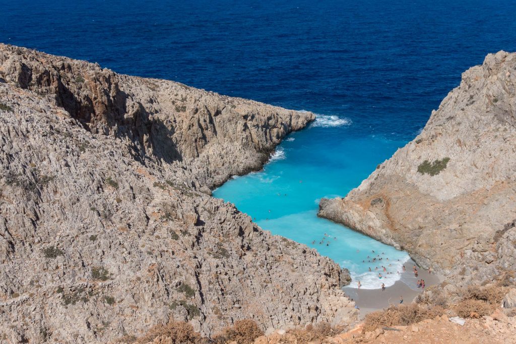 seitan limania crete beaches