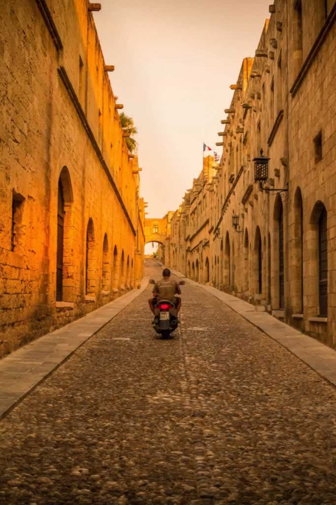 street of the knights of Rhodes