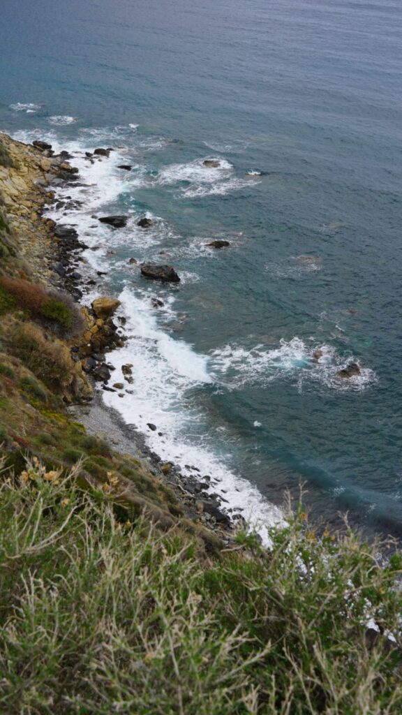 skopelos sea rocks view