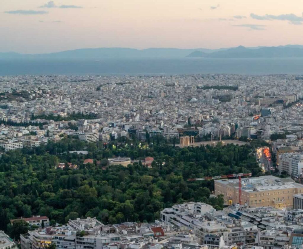 athens lycabettus sunset 